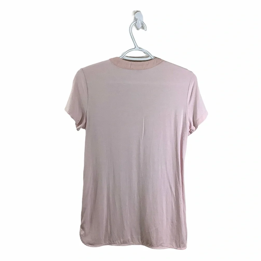 Badgely Mishka 🌵 Women’s 3D Floral Pink Blouse